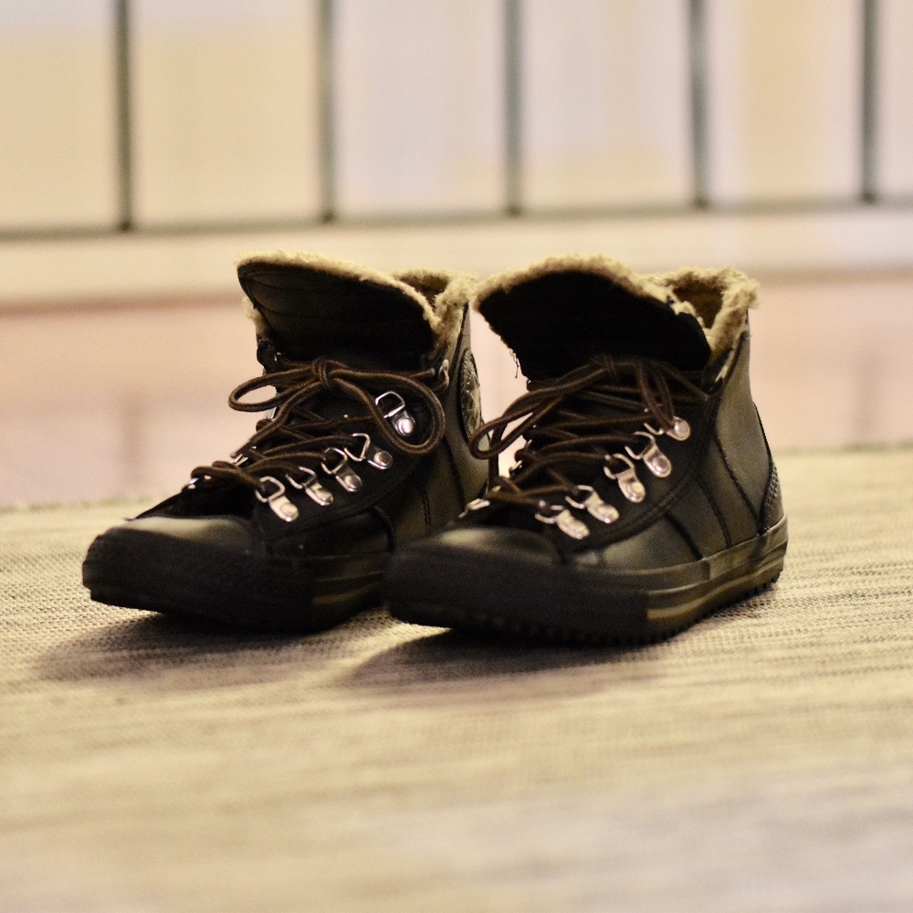 Converse Chuck Taylor Leather Faux fur High Top